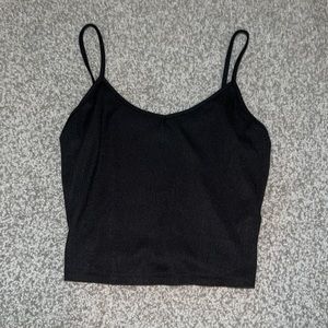 black tank top